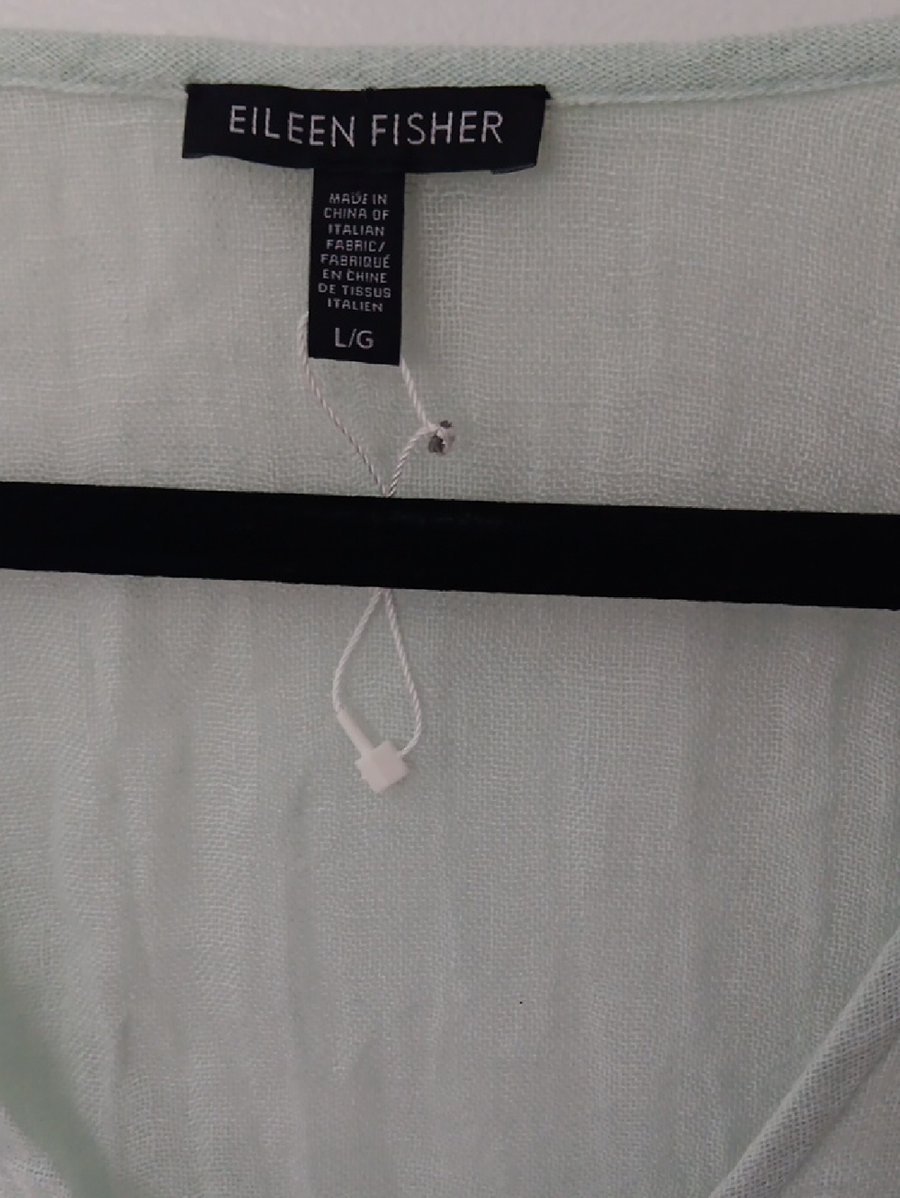 Eileen Fisher  Scoop Neck Linen Top #3665 - Picture 4 of 6